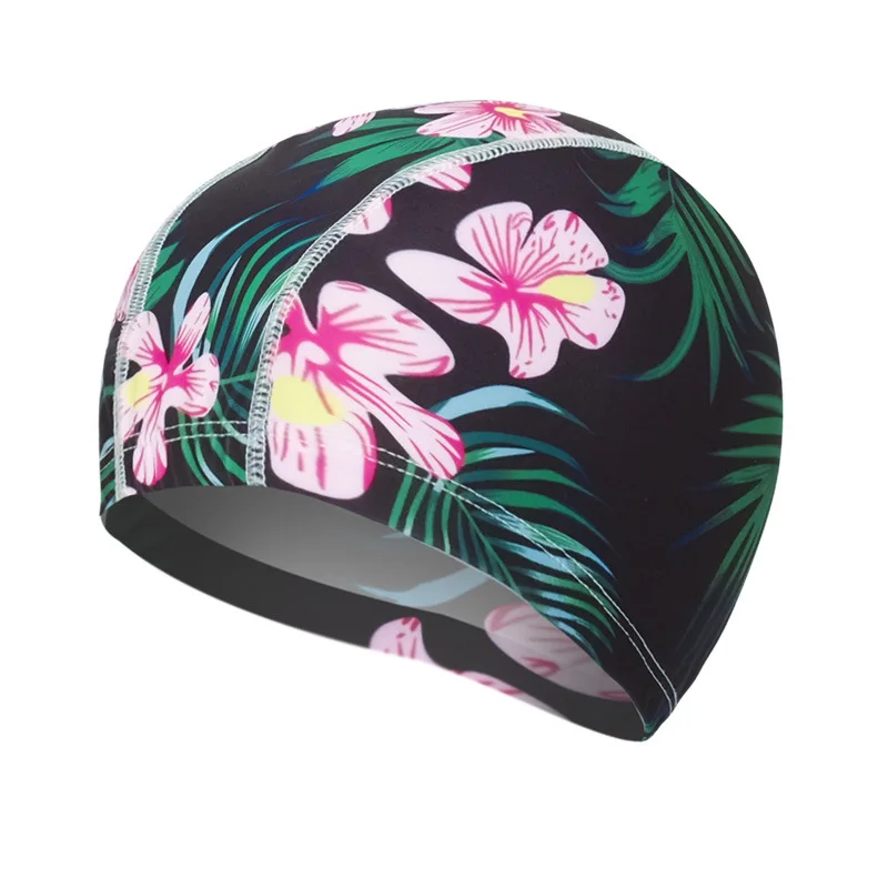 Manufacturer Eco-friendly Large Swimming HatCap with Ear Cover Long Hair Swim HatCap Custom