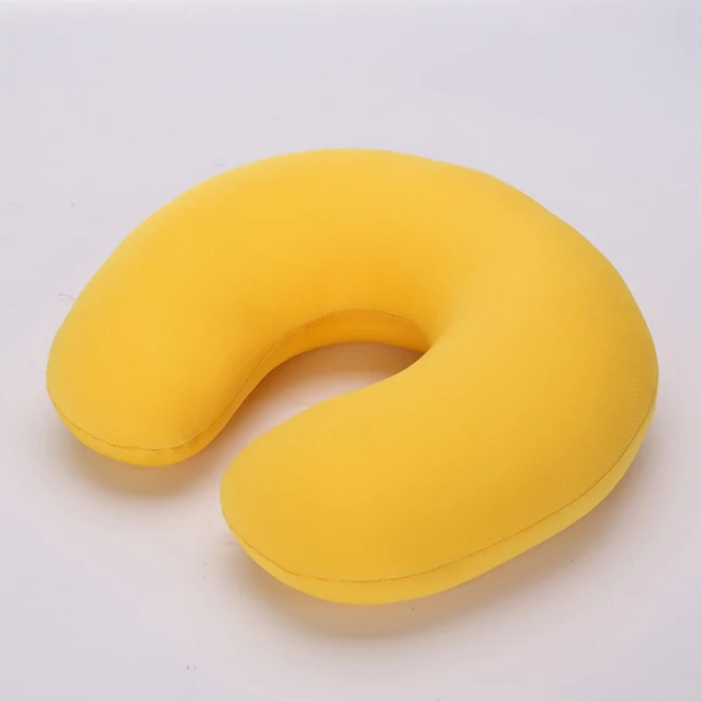 U Shape Colorful Neck Pillow With Customized Logo Printing Travel Pillow
