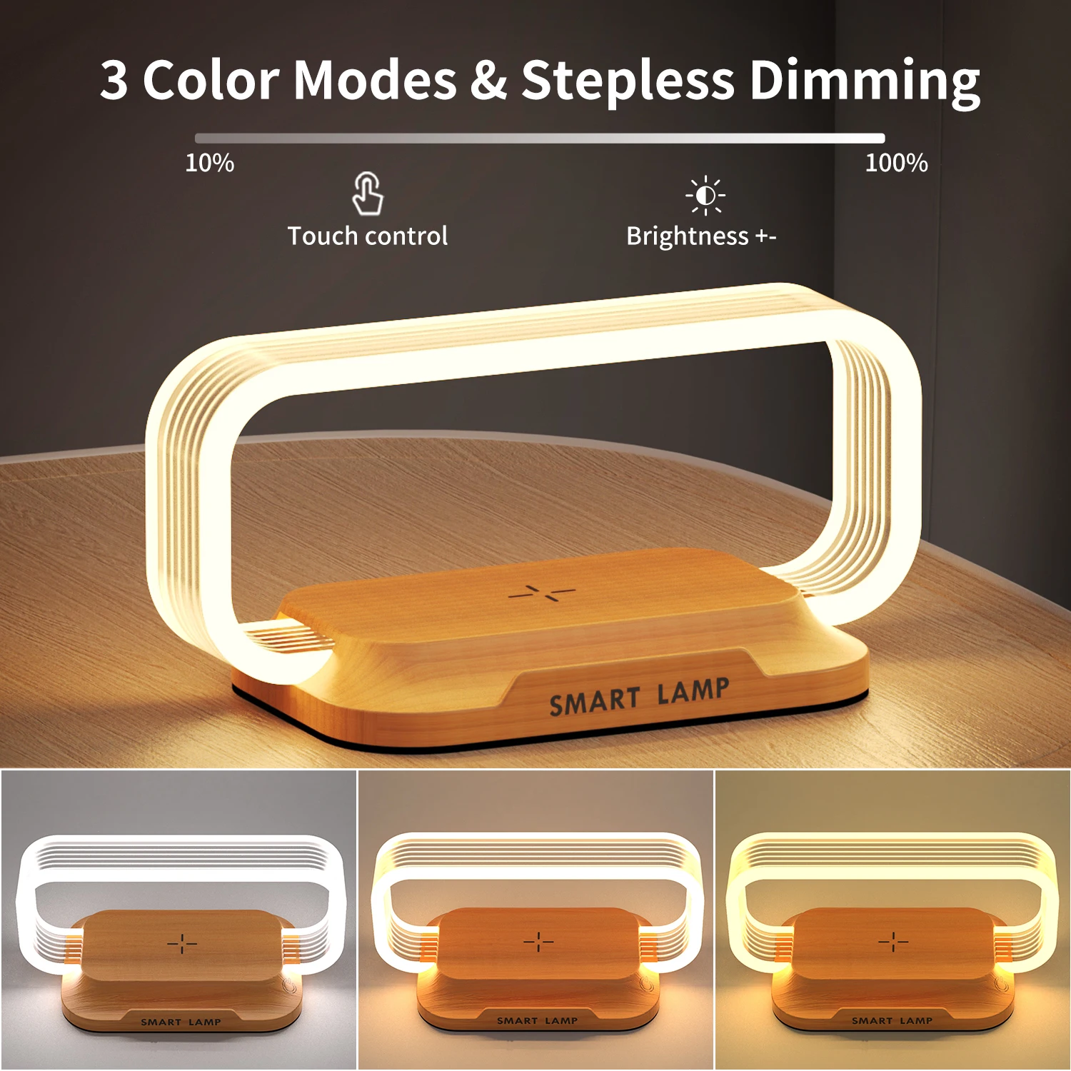 Wholesale Smart Home Lights Adjustable LED Night Lighting bedside lamp with usb port