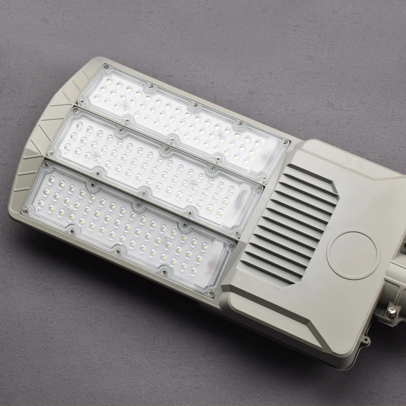 New Outdoor Lighting Waterproof 400w Three-Sided Solar Led Street Light With Polysilicon Solar Panel