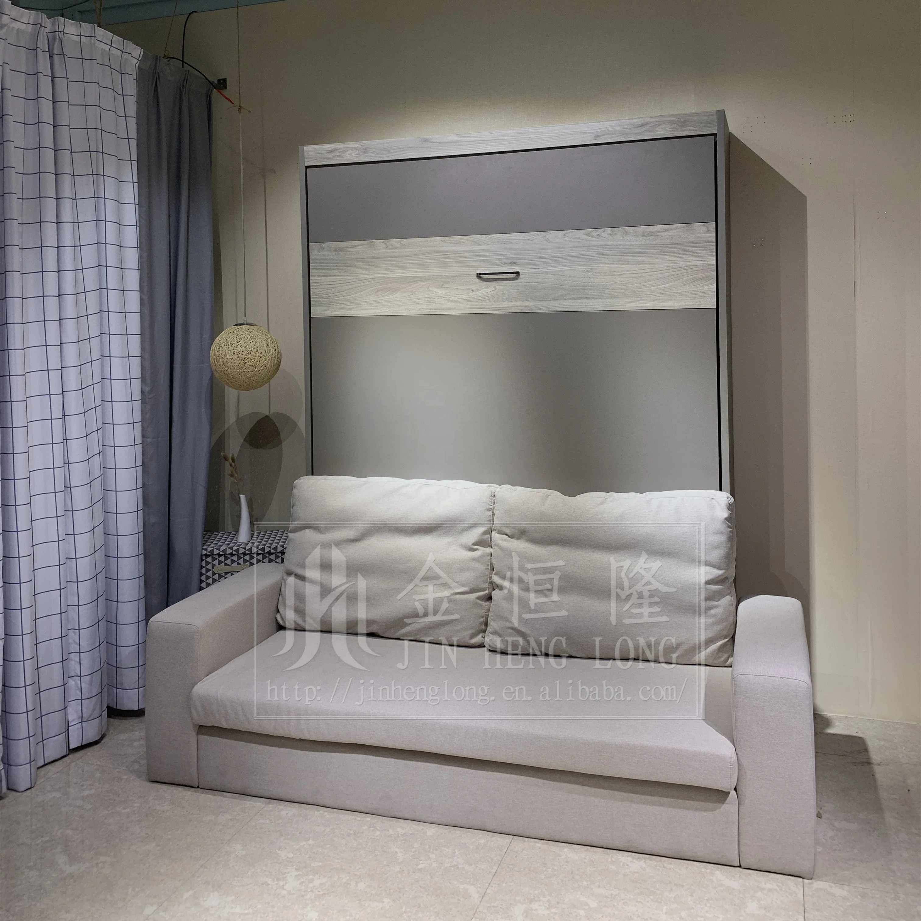 Wall bed Vertical Murphy bed With sofa Hardware kit