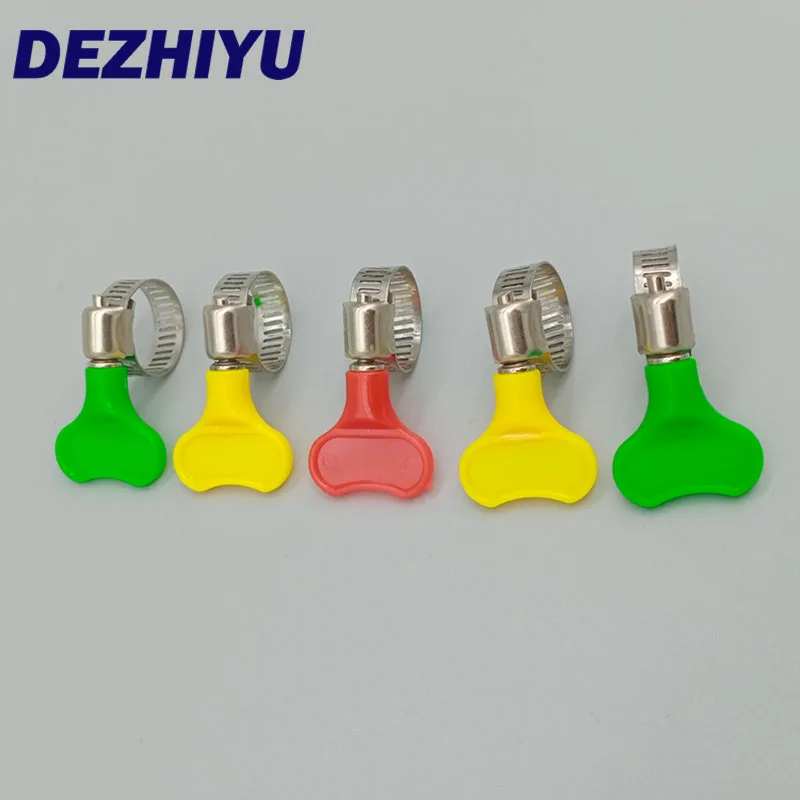 Screw Pipe Hose Clamp with Plastic Handle