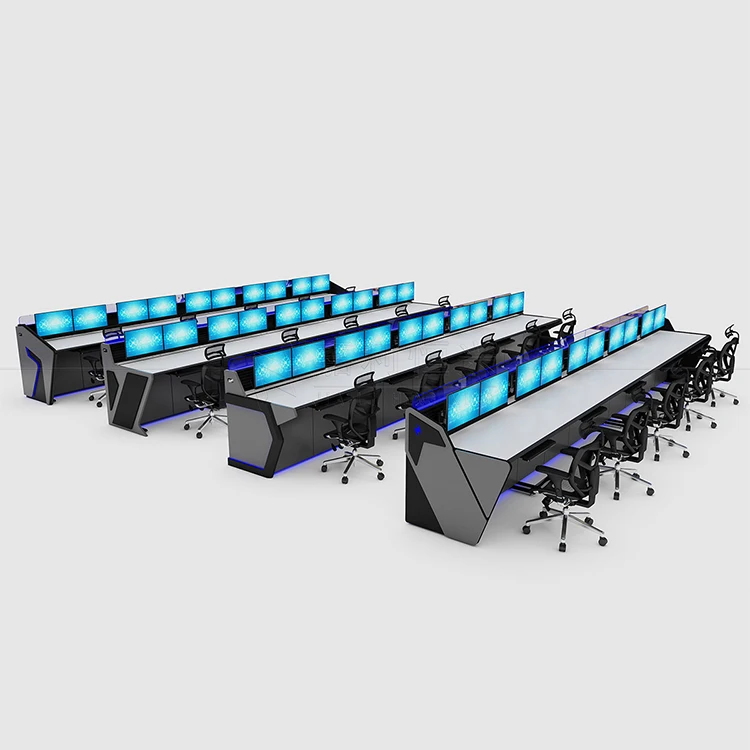 High Quality Control Room Console Desk Combined Table Command Center Monitoring Console