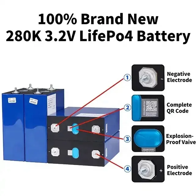 Другие батареи Lifepo4 320ah 304ah призматические литиевые Lfp 300Ah 310Ah 330Ah класса A 3 2 V 320Ah аккумуляторные