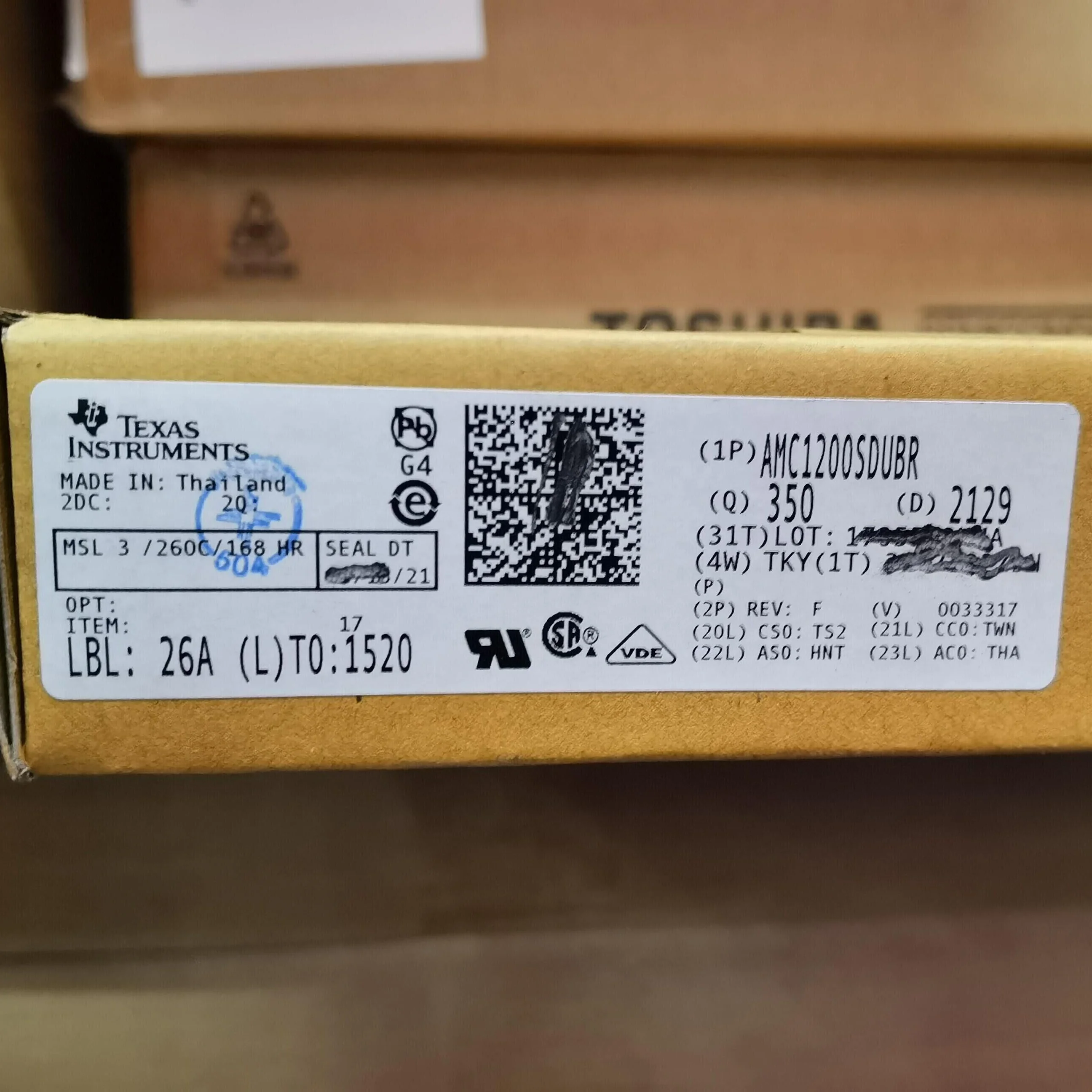 Полнодифференциальный изоляционный усилитель AMC1200/B AMC1200SDUBR