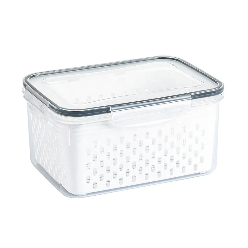 Wholesale Stackable Kitchen Storage Containers Refrigerator Organizer Bins Fridge and Freezer Food Storage Solutions For Kitchen