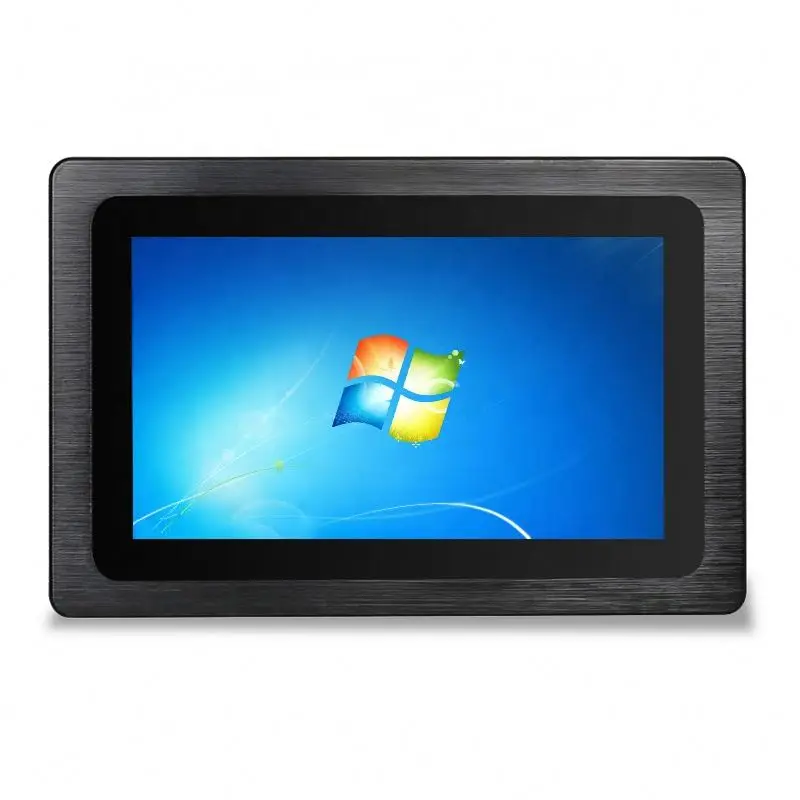 Die cast aluminum body in-tel 6th core i3 6100u industrial x86 linux embedded 11.6 inch pc all in one