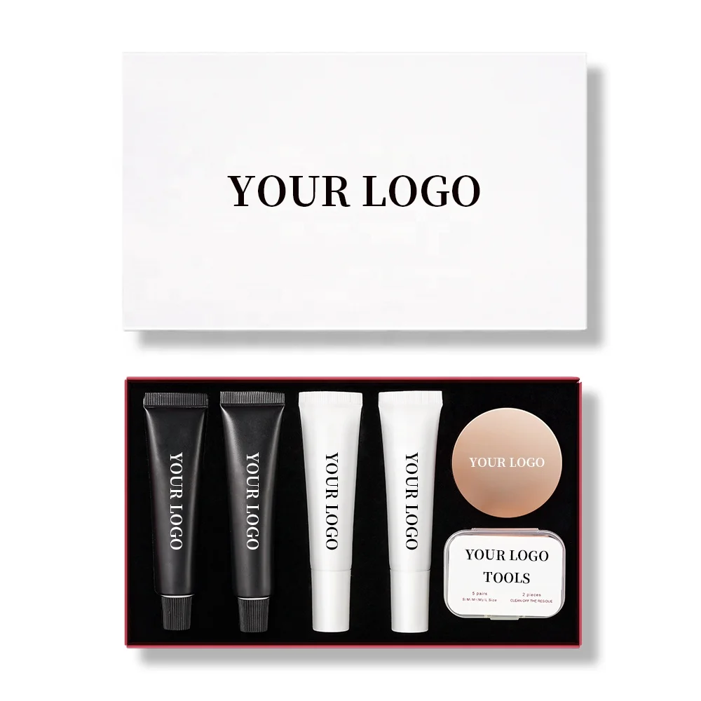 Professional Lash Lift Kit And Tint 4in1 Brow Lash Lift Solution Keratin Treatment Henna Eyebrow Eyelash Dye Tint Kit