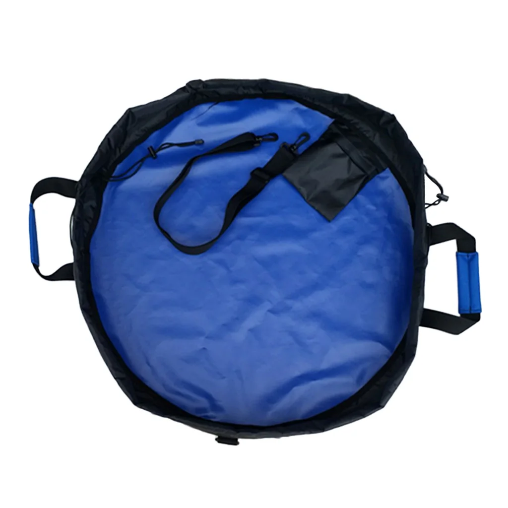 Portable Waterproof Fabric Wetsuit Changing Mat Dry-Bag with Handles Straps for Surfing Surf Canoeing Climbing Fishing Golf Acce