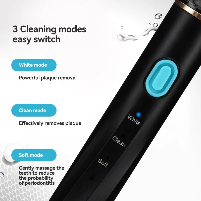 USB Connector Rechargeable Version Ipx7 Electric Toothbrush 20000vpm Sonic Electric Toothbrush