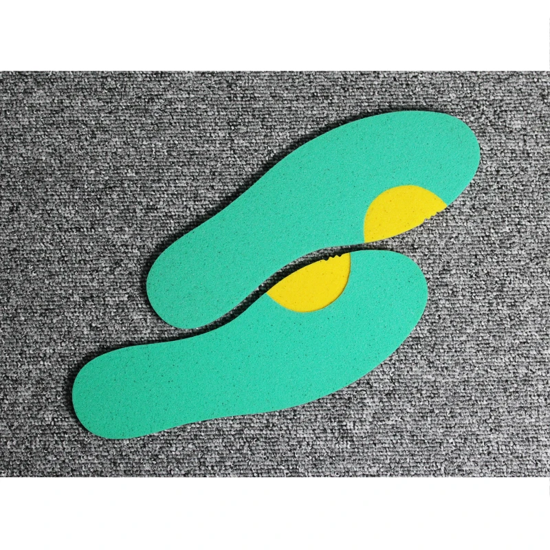 Shock absorption memory foam shoe insole footbed