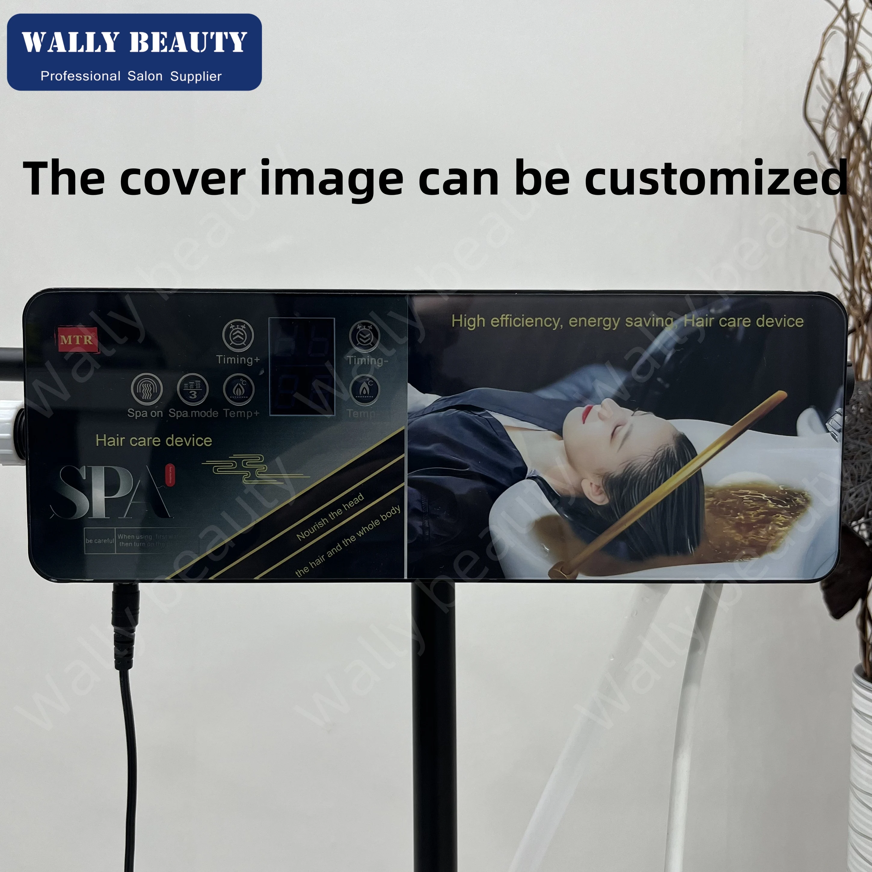 Wally Beauty salon equipment and tools hair products and accessories for salon shampoo head spa with water circulation