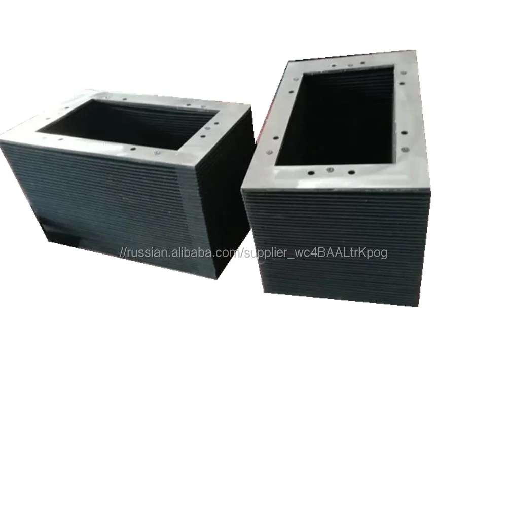 Подгонянная квадратная три ткани для подъемной платформы CNC/NC машины инструменты промышленности Bellow Защитная крышка