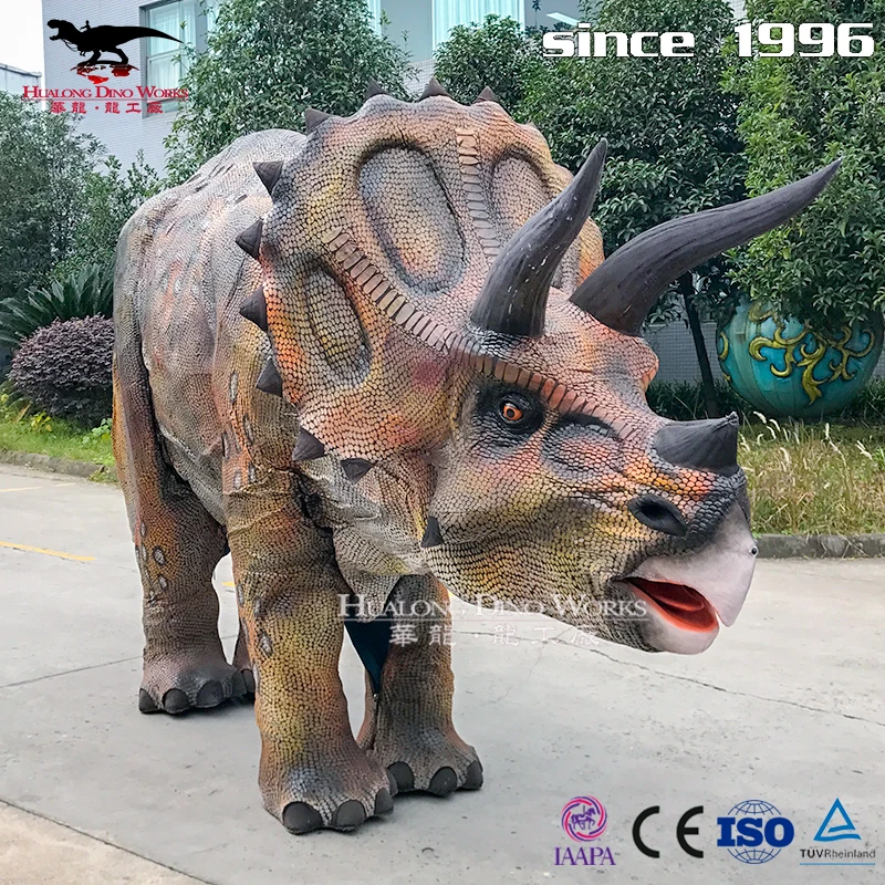 Animatronic dinosaur costume triceratops dinosaur costume for adult