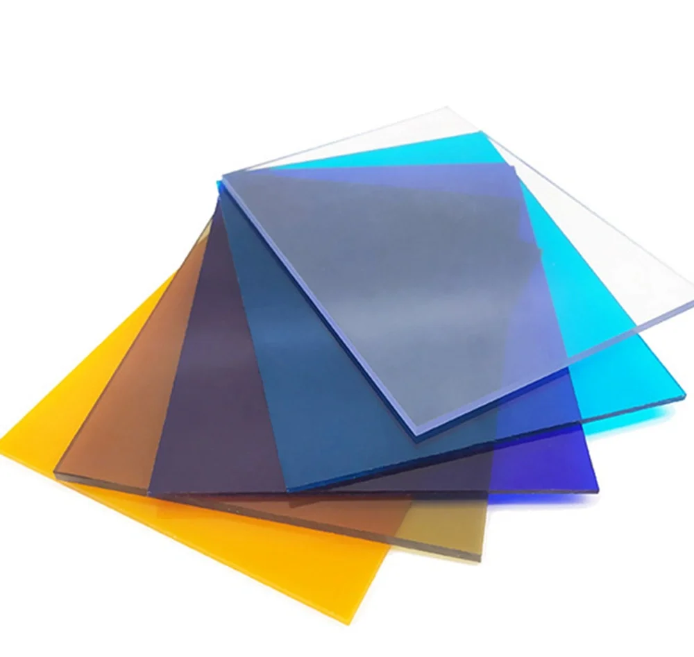 Transparent 4mm solid polycarbonate sheet Clear Solid Polycarbonate Roofing Sheet for Swimming Pool Cover
