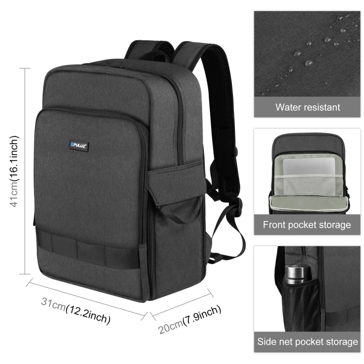 Explosive New Products PULUZ Outdoor Portable Camera Dual Shoulders Backpack Laptop Bag Outdoor Shoulder Bag Backpack