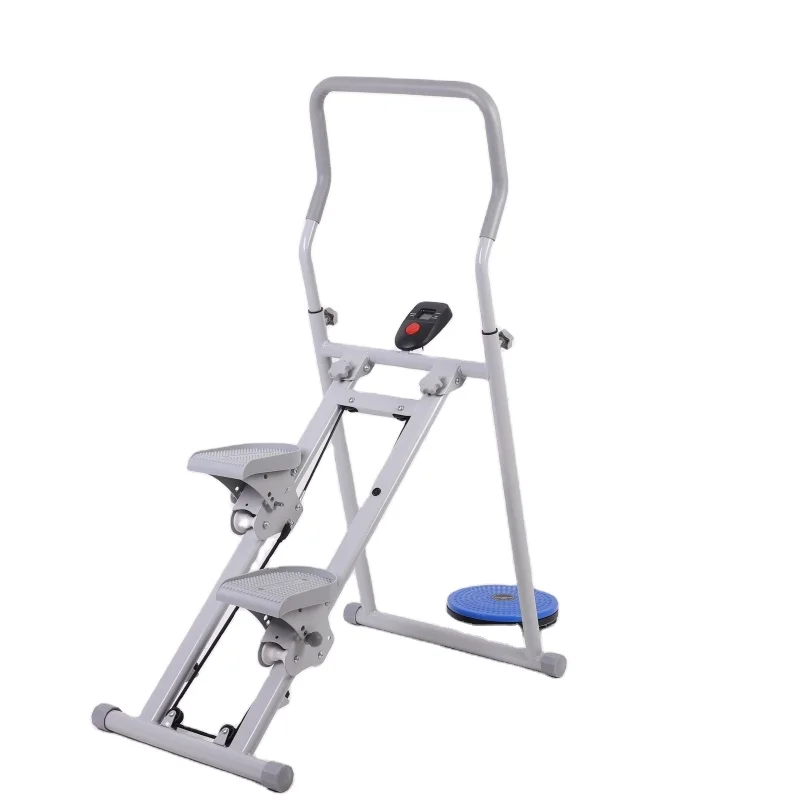 With Waist Twisting Disc Portable Foldable Multifunctional Climbing Machine Stair Exercise Equipment Elliptical Trainer Home Gym