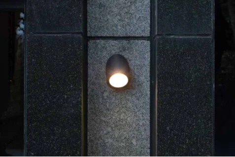 New Designed Shape LED Beveled Round Wall LED Light Outdoor Waterproof Spotlight Illuminated Bedroom Exterior Wall Light Garden