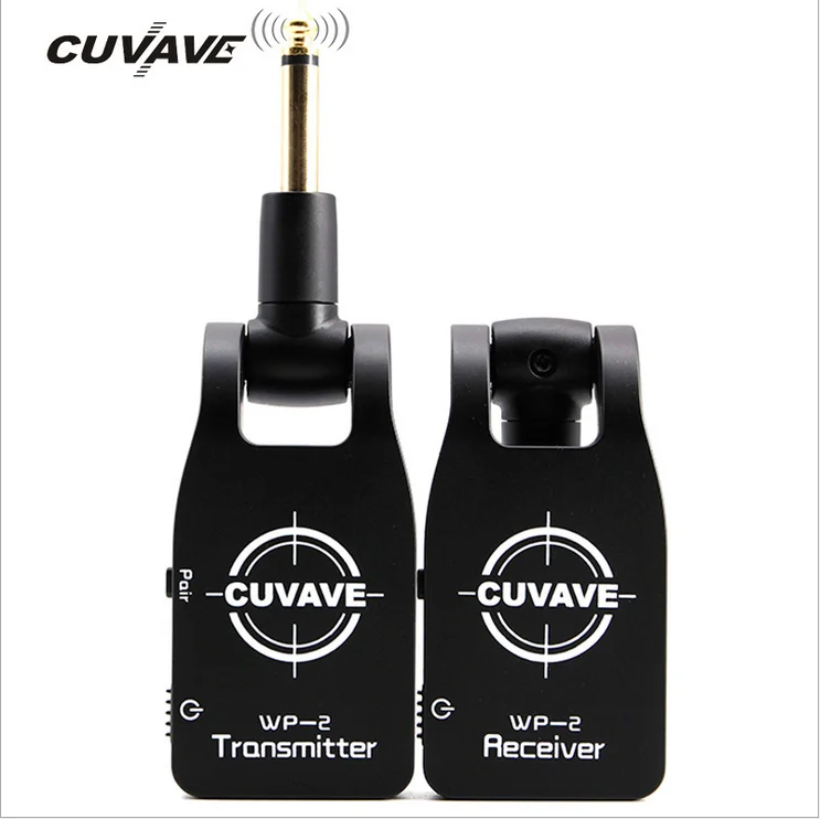  CUVAVE WP-2 усовершенствованная 2 4G гитарная Беспроводная система передатчик и приемник для электрической гитары Бас Скрипка замены