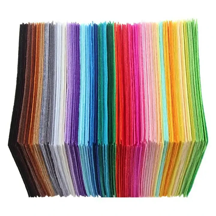 Color Felt Fabric For Billiard Table Sheet Polyester Felt Cloth