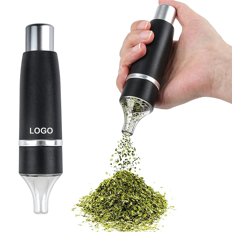 Portable manual Press Pen Grinder Single Hand Tobacco Grinder Supply