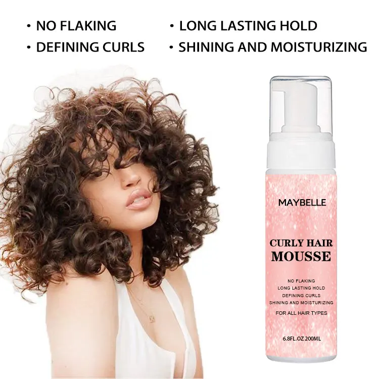 Hot selling Hair strong Mousse Hair Mousse For Curly Hair