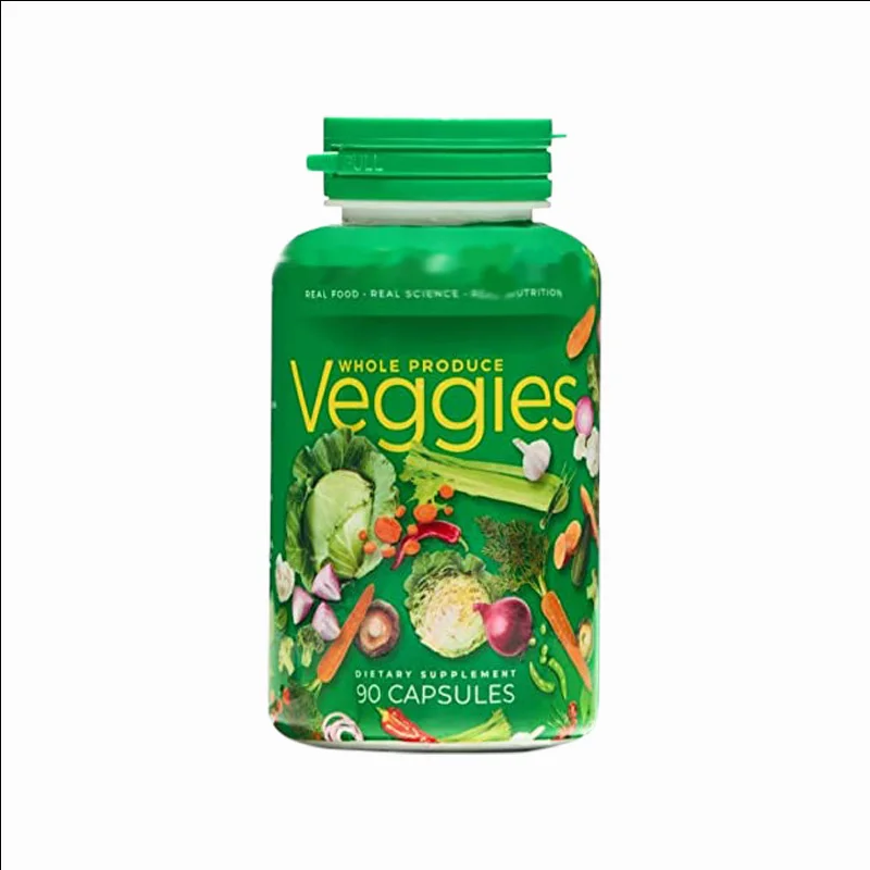 Private Label Whole Produce  Fruits & Veggies Capsules with Whole Food Ingredients Supplement Balance Energy Levels