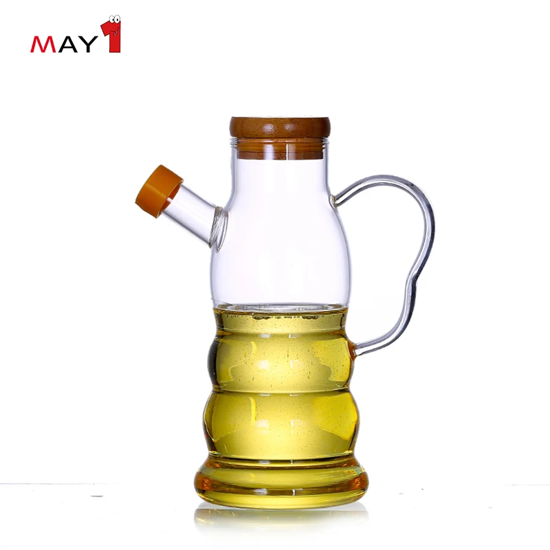 Высококачественный диспенсер для масла для кухни, 30 унций, 900 мл, декоративная стеклянная бутылка для оливкового масла