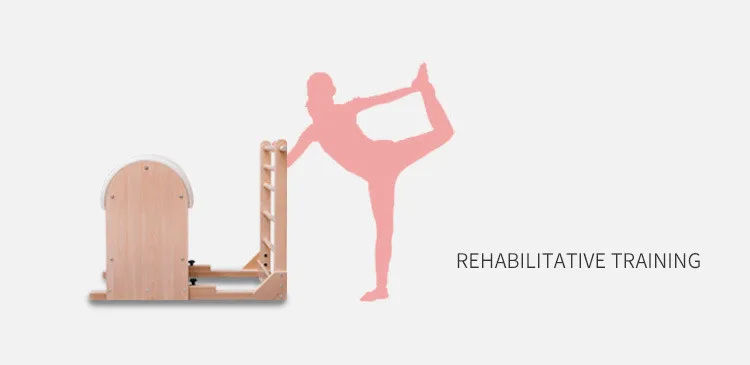 Новинка 2021, Классическая бытовая машина Wunda для пилатеса, пилатеса, реформер, пилатеса, лестница, бочка