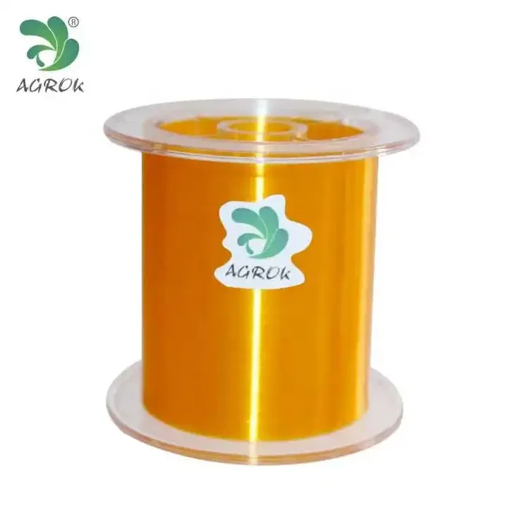 AGROK 100m 500m  Fluorescent Nylon  Monofilament Fishing Line With High Strength and Abrasion Resistance