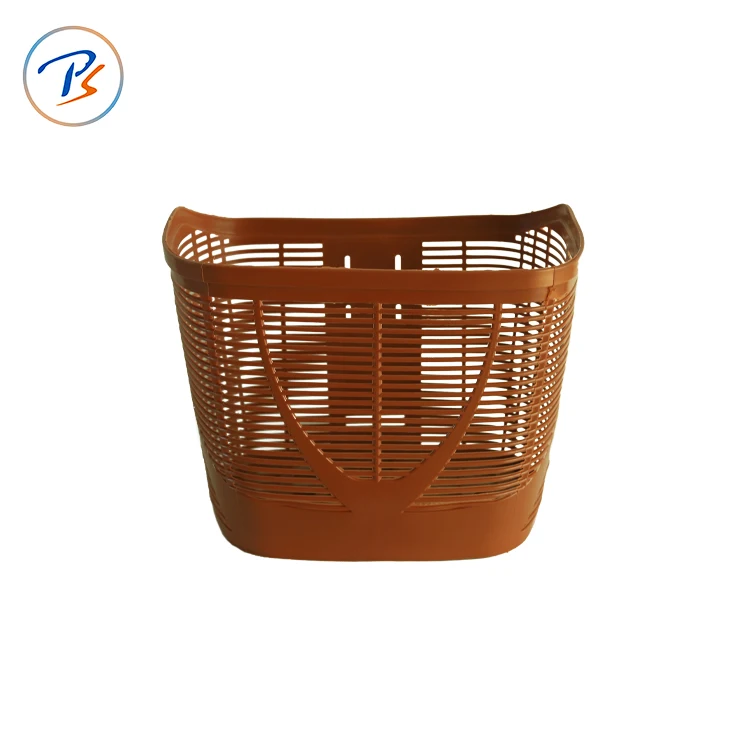 PUSAI Wholesale PP Plastic Bike Basket Durable Front-Mount Storage for Bicycles and E-Bikes at Affordable Prices