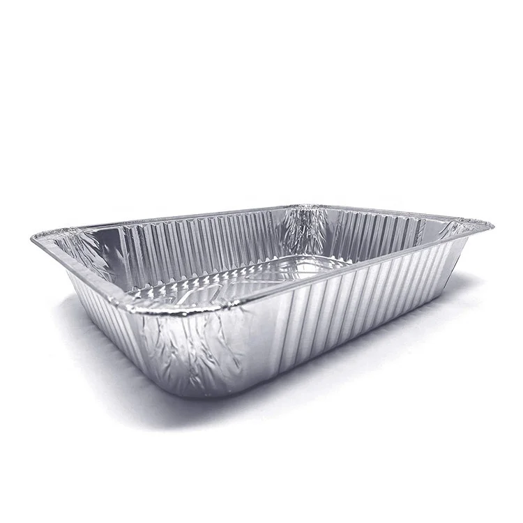 
Half Size Foil Pans with Lids 9x13 Aluminum Pans with Covers Disposable Food Containers With Dome Lid 