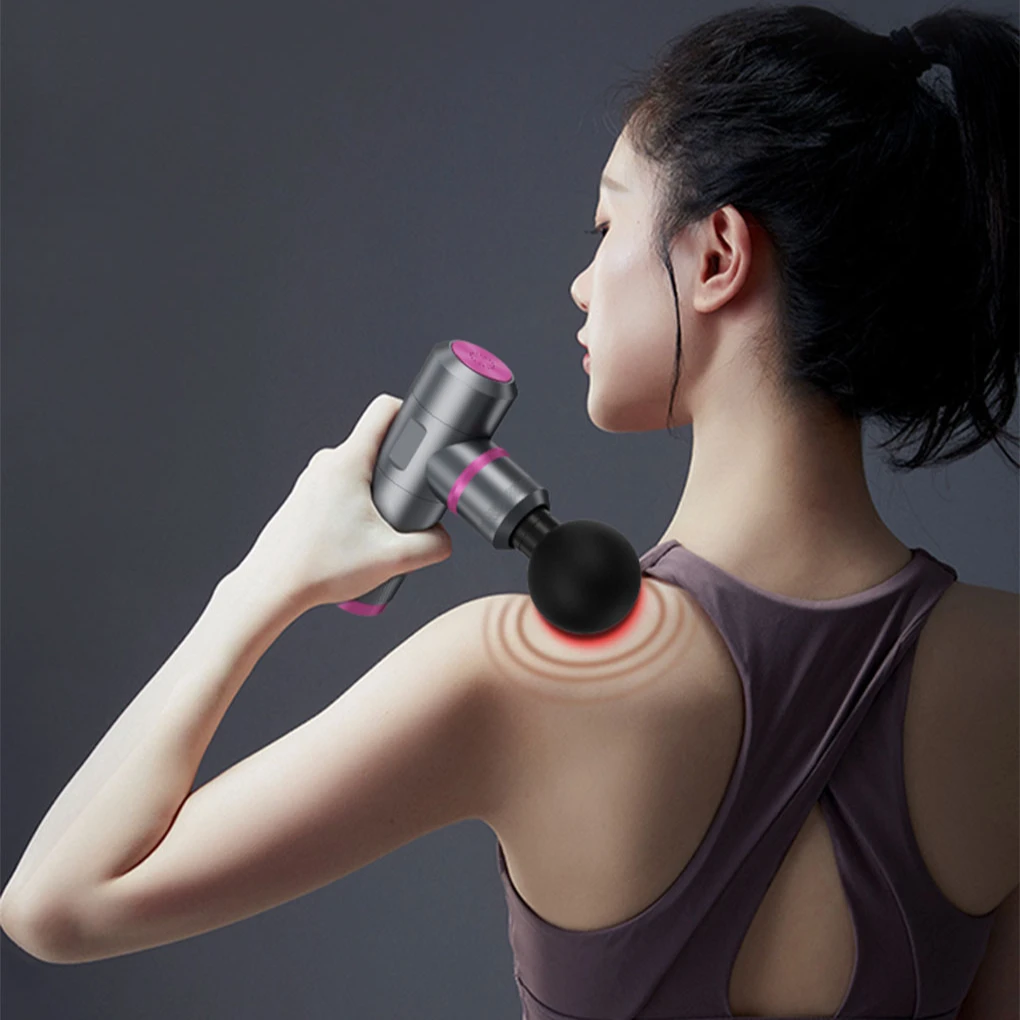 
 Дропшиппинг Fatory оптовая продажа 2000 мАч портативный глубокий тканевый мышечный перкуссия на заказ маленький карманный массажный пистолет с чехлом на молнии  