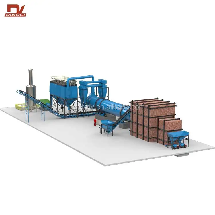 Высочайшее качество коричневый угля вращающейся печи барабан машины цена