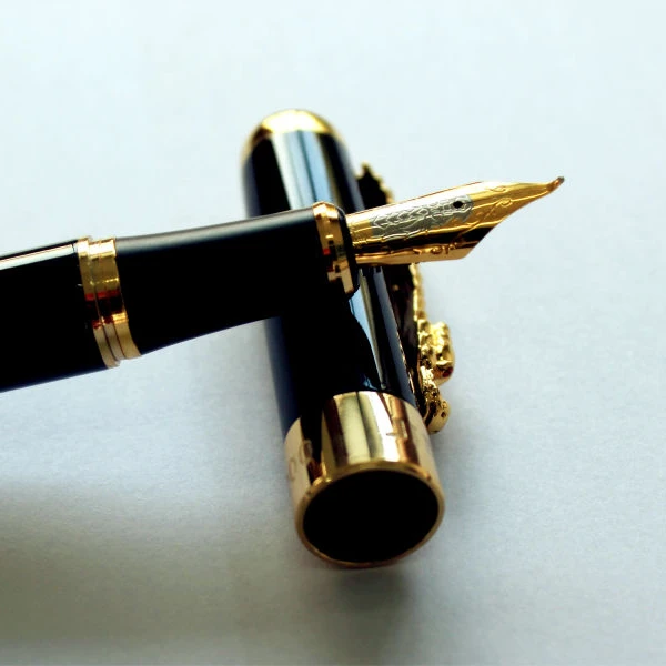 Jinhao Brand Factory Direct High quality heavy luxury metal fountain pen dragon pen