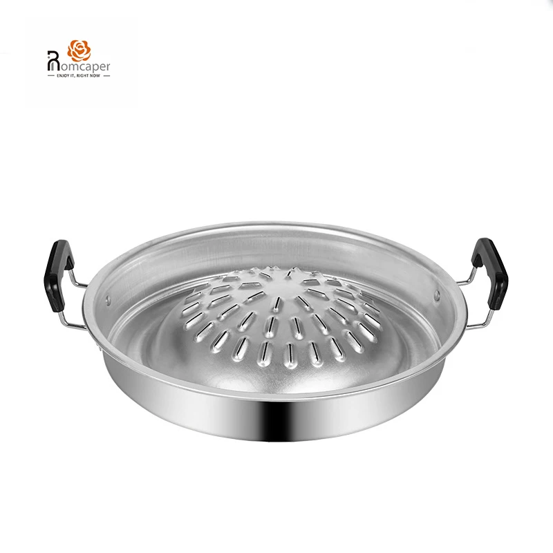 Aluminium Korean Restaurant Bbq Stove Grill Table Outdoor Charcoal Barbecue Grill Portable Charcoal Bbq Grill Round