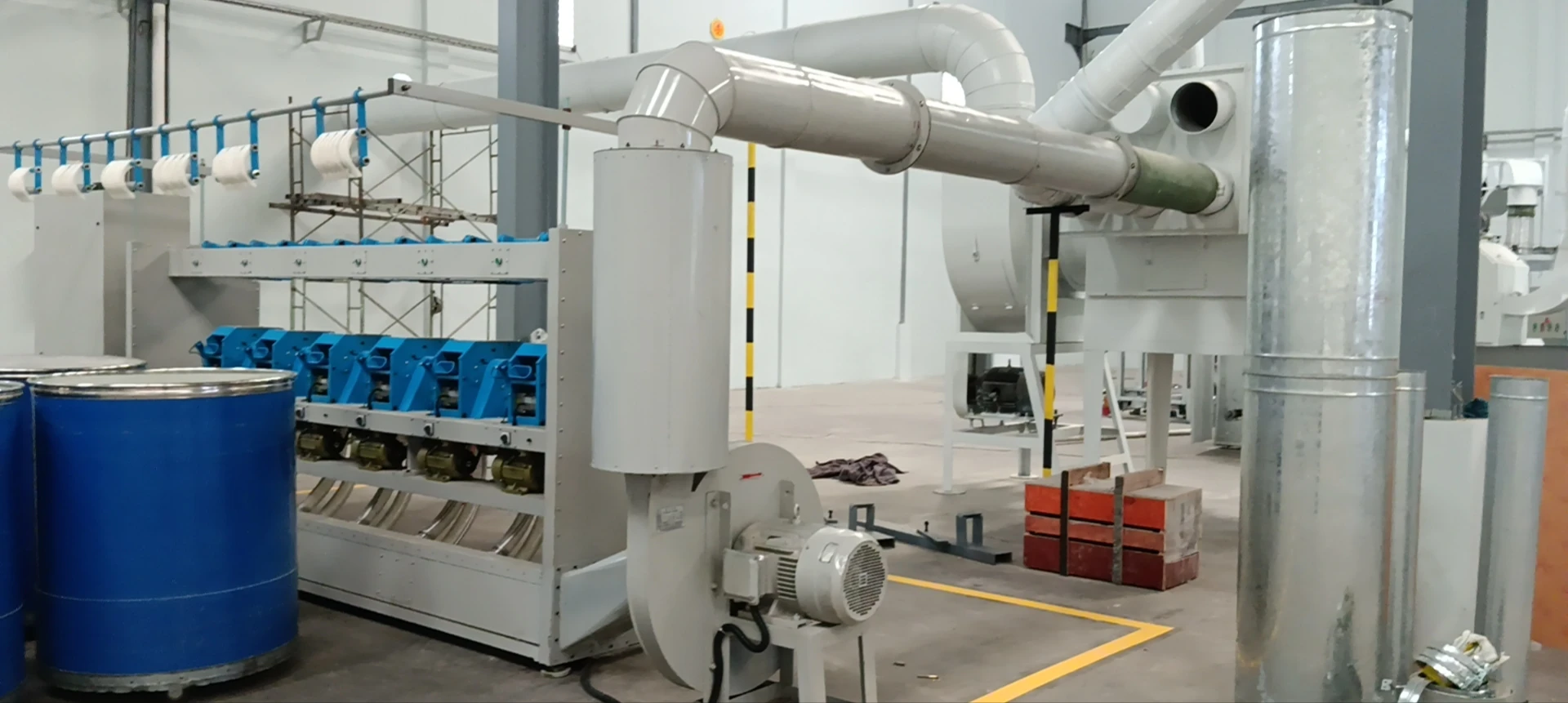 Фрикционная спиннинговая машина DREF, производство конической пряжи