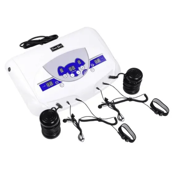 New Portable 2 Array With Mp3 Player For 2 Users Spa Professional Cleanse System Ion Bath Dual Ionic Detox Foot Machine