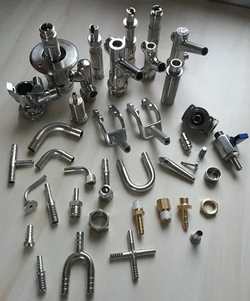 Competitive Price Drawing Custom China factory sanitary hydraulic hose crimping tri clamp Stainless Steel hose coupling fitting