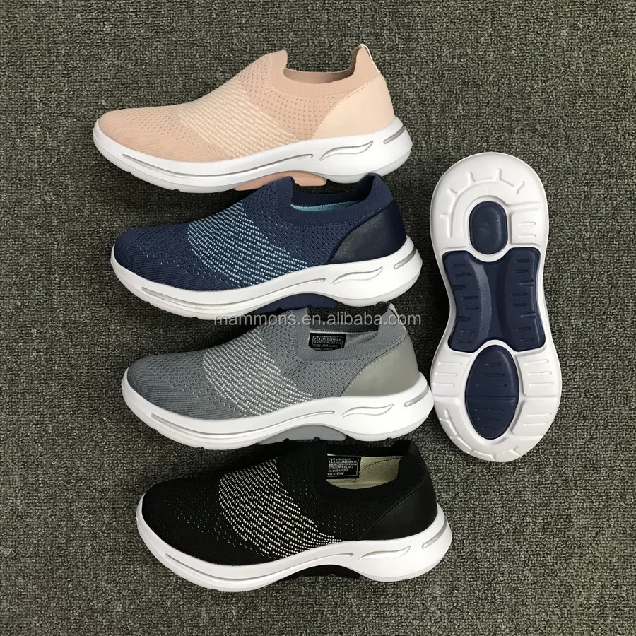 2020 New arrived high quality knitting upper women sports running training shoes Walking shoes for lady