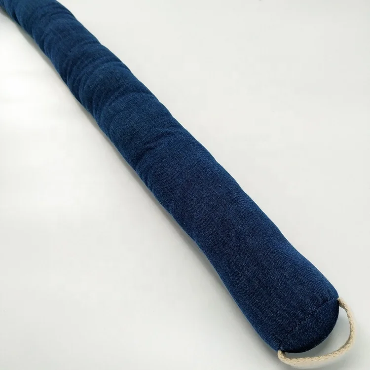 Good price customized fabric draught excluder under door draft stopper with hanging