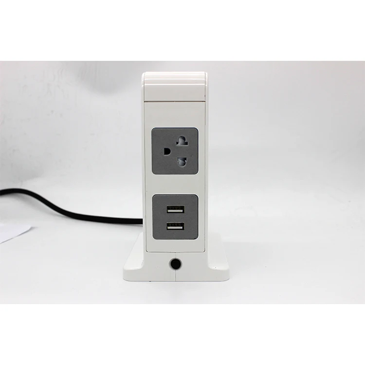 
Desktop Clamp Cube Extension Cable 4 Socket And 2 Usb With Port 