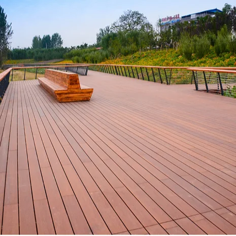 Outdoor Strand Woven Bamboo Decking, Exterior Bamboo Decking