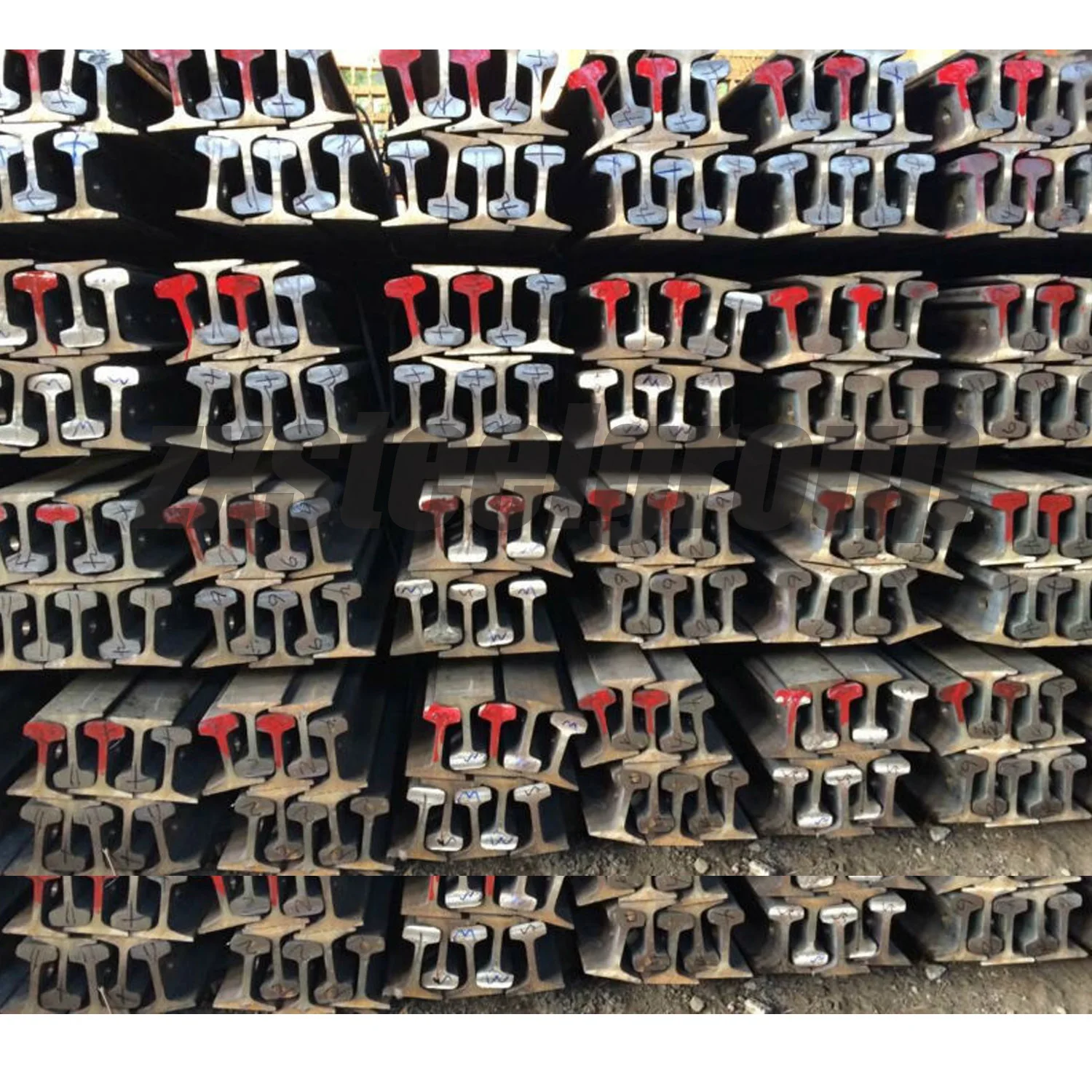 ASCE60 American standard of U71Mn for laying railway High quality 60Lbs steel rail