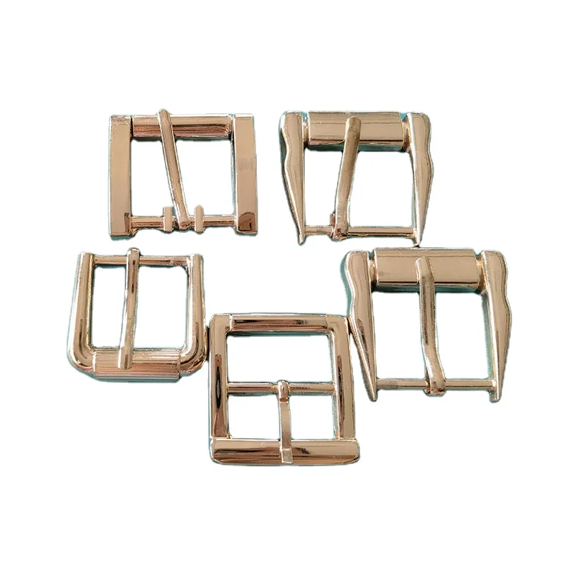 Factory Wholesale Custom logo fashion Western belt buckles retro metal pin buckle belt for bags women