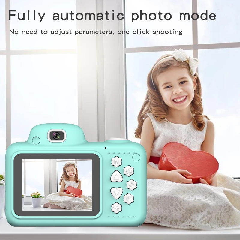 
Hot Selling Dual Lens camera 720P 2.4inch IPS screen child sports camera kids camera 