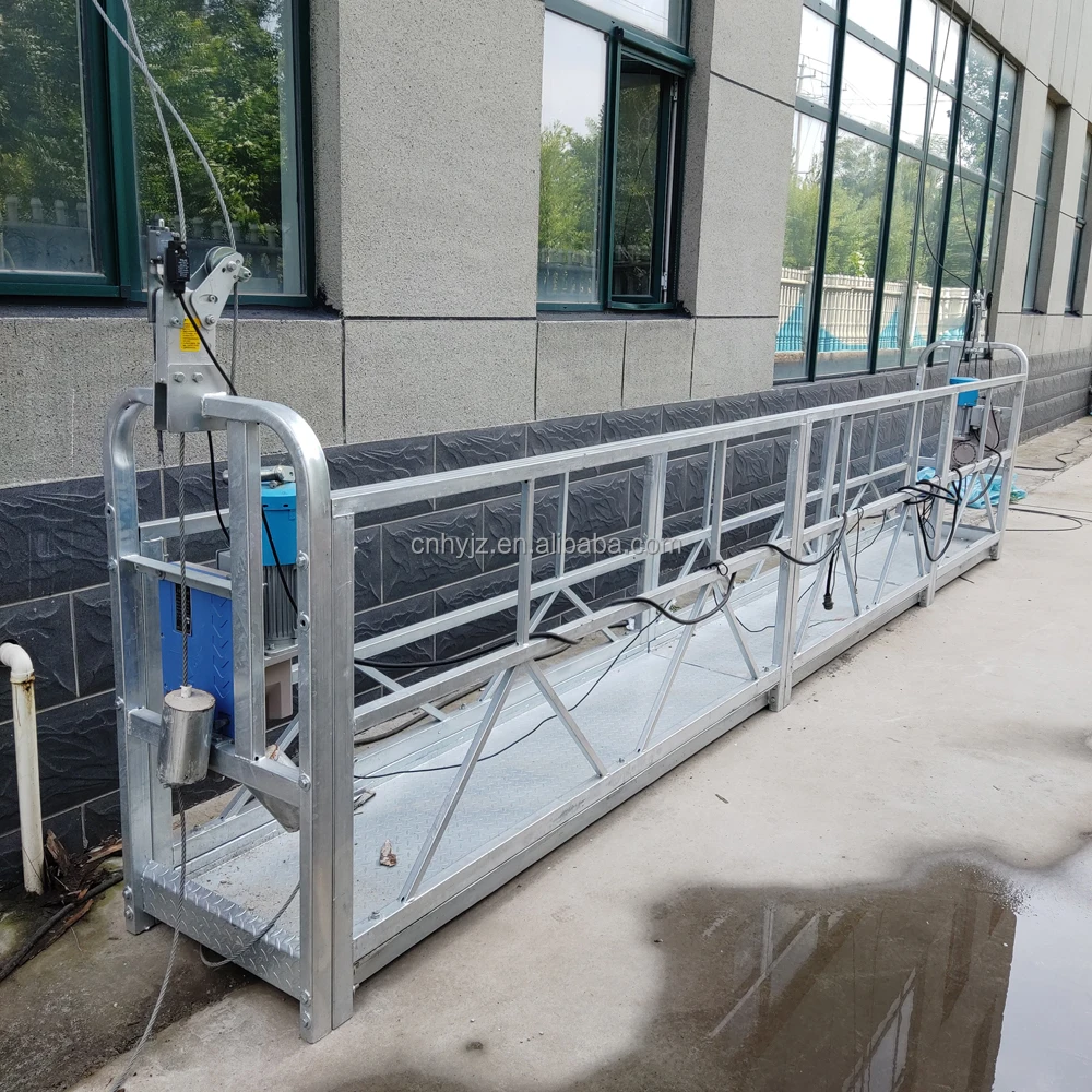 Высококачественное оборудование для чистки фасадов зданий высотой 800 кг ZLP800, подвесная платформа, строительная колыбель, фабрика гондолы