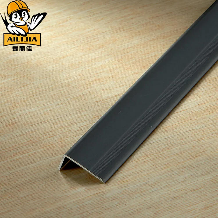 Decorative Brass Aluminum Edge Trim Right Angle Tile Edge Tile Trims