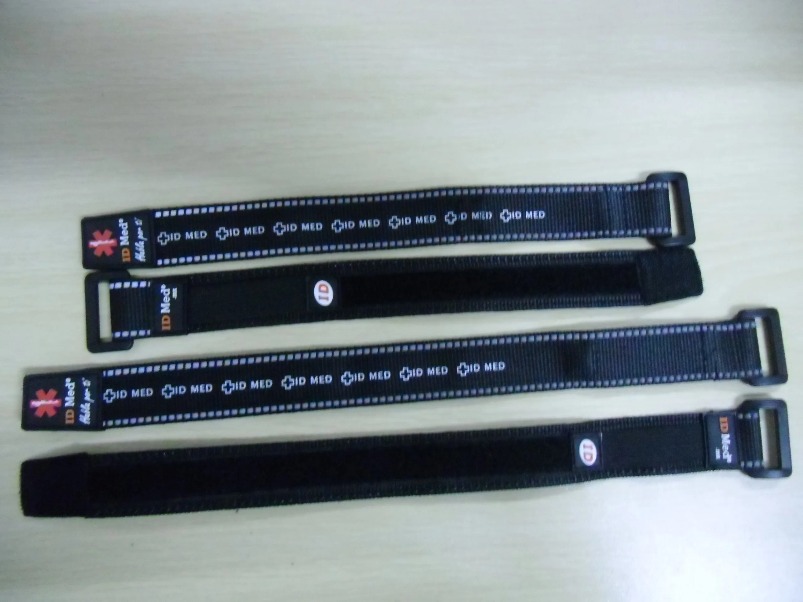 Plastic adjustable wristband for event Party bracelet custom festival fabric fabric promotional bracelet