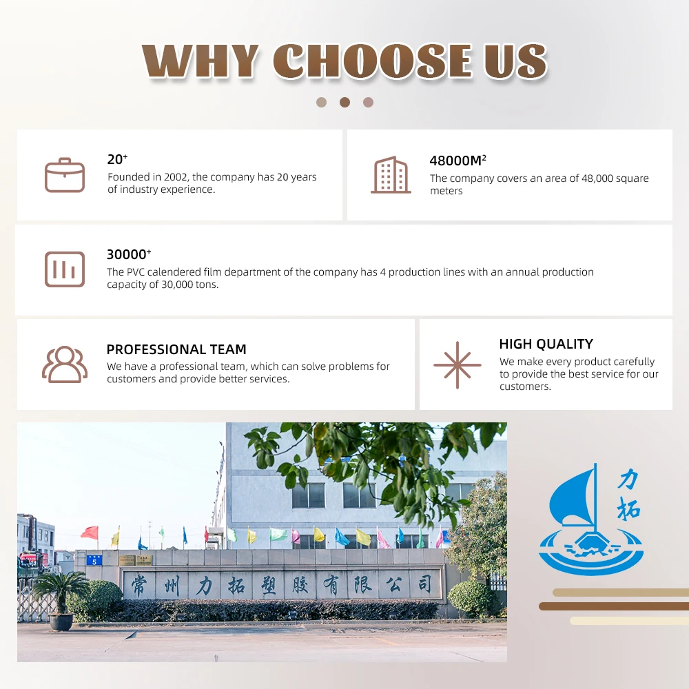 LITUO Professional Manufacturerpvc film transparent roll pvc film laminated coated steel sheets